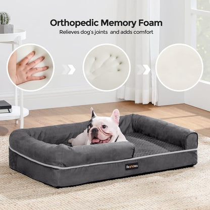 Pawluxe Orthopedic Memory Foam Dog Sofa