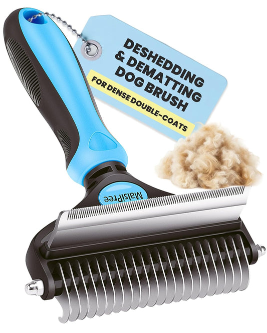 Pawluxe 2-in-1 Deshedding Brush & Dematting Comb