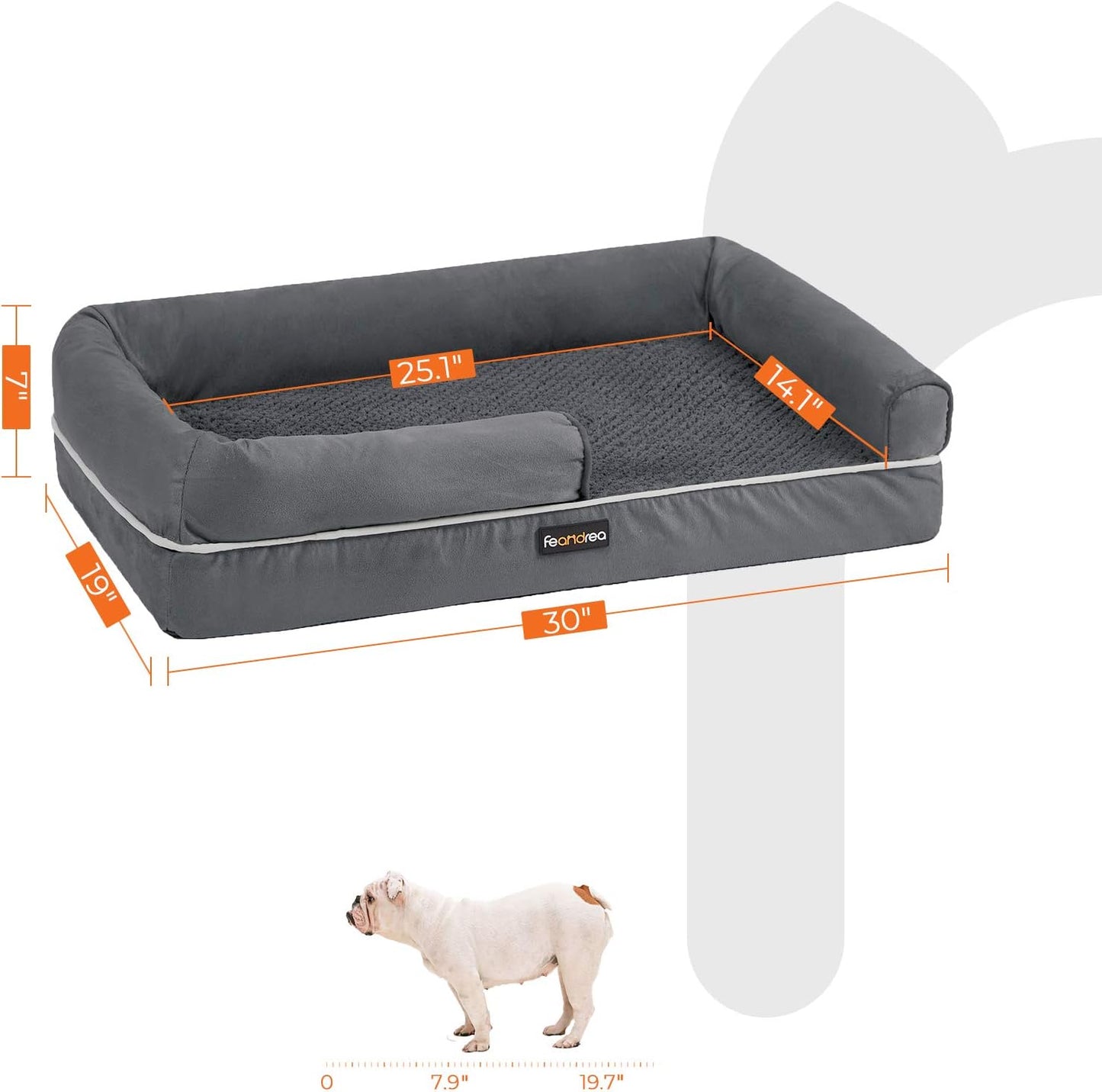 Pawluxe Orthopedic Memory Foam Dog Sofa