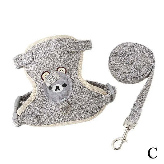 Undershirt Style Pet Leash Adjustable Cat Dog Harness Breathable Leash Convenient Pet Vest for Small Dog Cat Supplies2025New